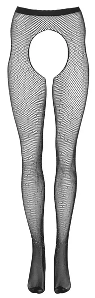 Cottelli Collection Sparkle Net Hulahopke sa Podvezicama S-L, Rhinestone, Crna