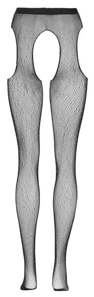 Cottelli Collection Sparkle Net Hulahopke sa Podvezicama S-L, Rhinestone, Crna