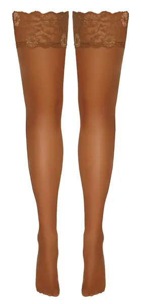 Cottelli Legware Držačice Koža Lace Trim 20 Denier Čarape, Veličina 2