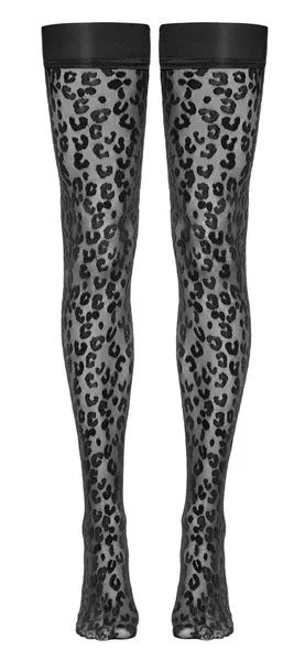 Cottelli Legware Leo Držačice 30 Den Leopard Uzorak