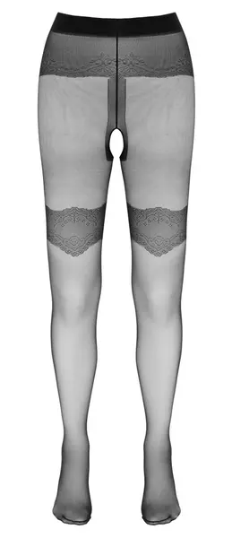 Cottelli LEGWEAR elegantne otvorene hulahopke sa dekorativnim šavovima pozadi M/L