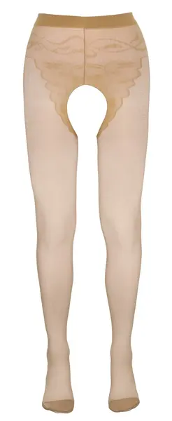Cottelli LEGWEAR hulahopke u boji kože sa otvorenim dizajnom 20 denier