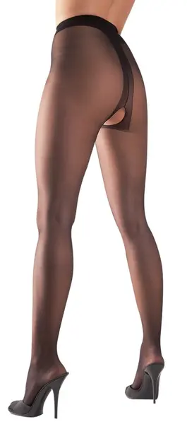 Cottelli Legwear hulahopke crne 20 den otvorenog dizajna veličina 2