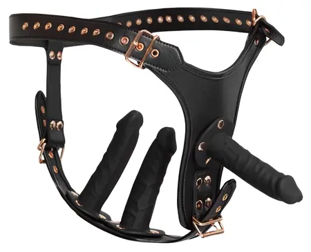 Bad Kitty StrapOn 3D 2XL intimni set podesivi izgled kože