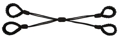 Bad Kitty set lisica sa užetom veličina 2 - Podesivi pamučni bondage krst