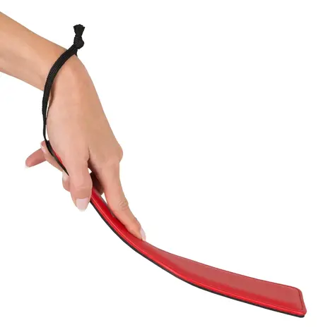 Bad Kitty Red/Black Paddle 32 cm - Stitched, Padded, Polyurethane