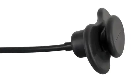 You2Toys crni silikonski naduvani gag sa podesivom pumpom, 12 cm