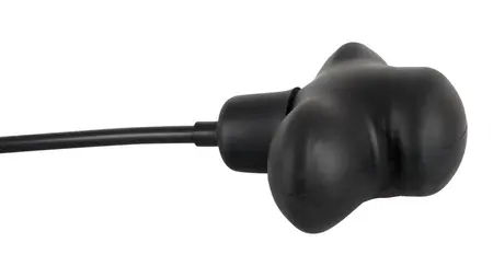 You2Toys crni silikonski naduvani gag sa podesivom pumpom, 12 cm