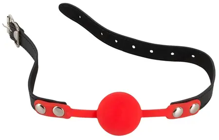 You2Toys crveni silikonski loptasti ograničivač sa podesivom trakom 4cm