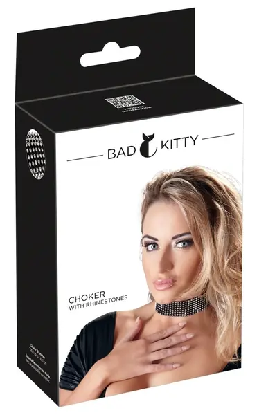 ZADO podesiva ogrlica sa rhinestone 25-42 cm - svetlucavi dodatak za vrat