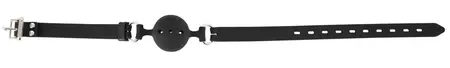 ZADO Silikonski Gag Medium - Crni Podesivi Kaiš, Prečnika 4 cm