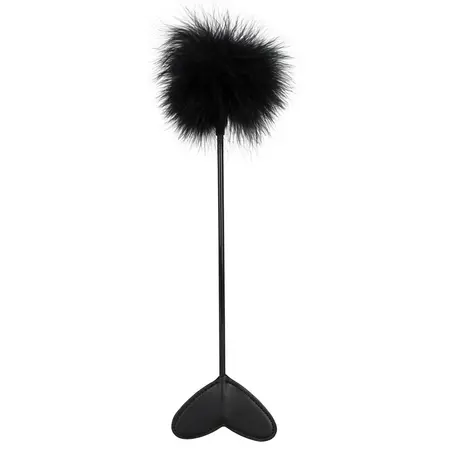You2Toys Senzualni Dvostrani Perjani Štapić Crni 25cm