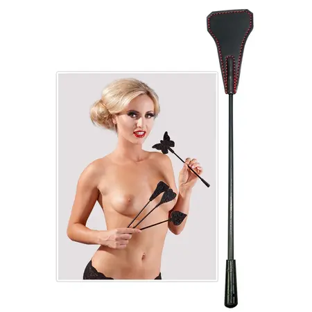 You2Toys Classic Mini Crop Black/Red Stitch 25cm Polyurethane Finish