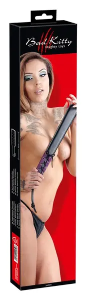 ZADO Paddle Black & Purple Dual-Sided 42 cm with Suede Grip