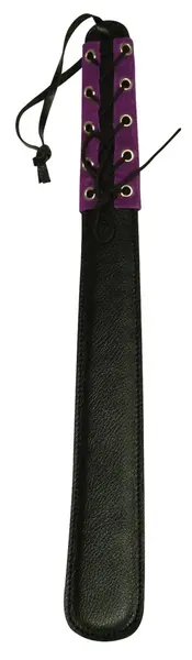 ZADO Paddle Black & Purple Dual-Sided 42 cm with Suede Grip