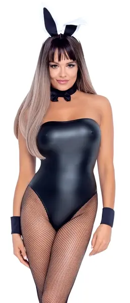 Cottelli Costumes Zeka set S - 5-dela kostim sa trakom za glavu i repom