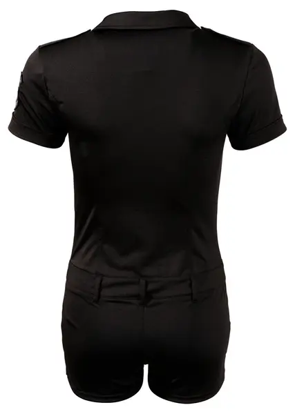 Cottelli Collection Policijski Uniforma Bodysuit L Kratki Rukav Crna