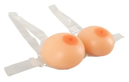 Cottelli Collection Silikonske Grudi sa Pregibom 800g Podesivi Transparentni Brusthalter
