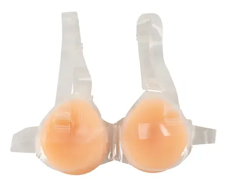 Cottelli Collection Silikonske Grudi sa Pregibom 800g Podesivi Transparentni Brusthalter