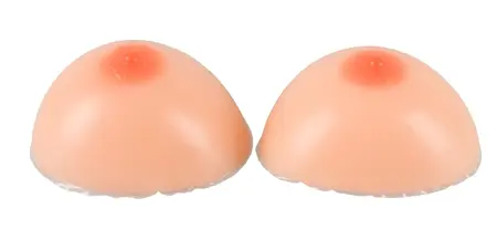 You2Toys Silicone Bust Enhancers 1000g - Natural Shape, Skin Tone Pair