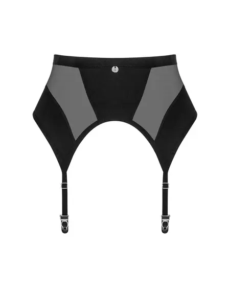 Obsessive Chic Amoria Garter Belt Black M/L - Elegant Adjustable Design