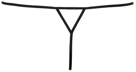 String Starfish M/L - Dizajn sa Trakama i Dekorativnim Biserima, Crna