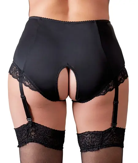 Cottelli Collection Otvorene gaćice 3XL sa podesivim podvezicama