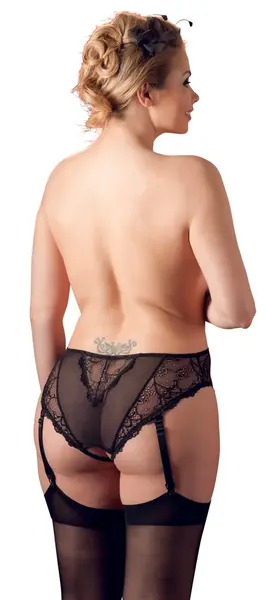 Cottelli Collection Powernet Suspender Briefs XL - Adjustable, Lace Design