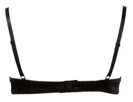 Cottelli Collection Shelf Bra Crna 80B Podesivi Vezeni Dizajn