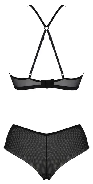 Passion Kerria Bikini Set L/X - Eco Collection, Lace, Black