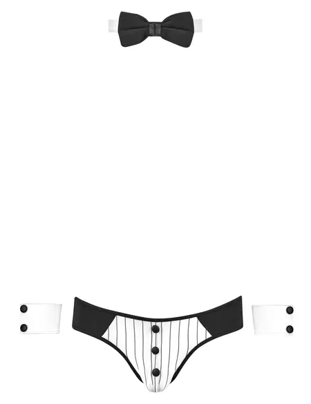 Svenjoyment Jock Gaćice Set L – Pinstrip, Lisice i Mašna