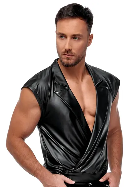NEK Majica mat crna L - Ležerni biker stil, rastegljiva udobnost