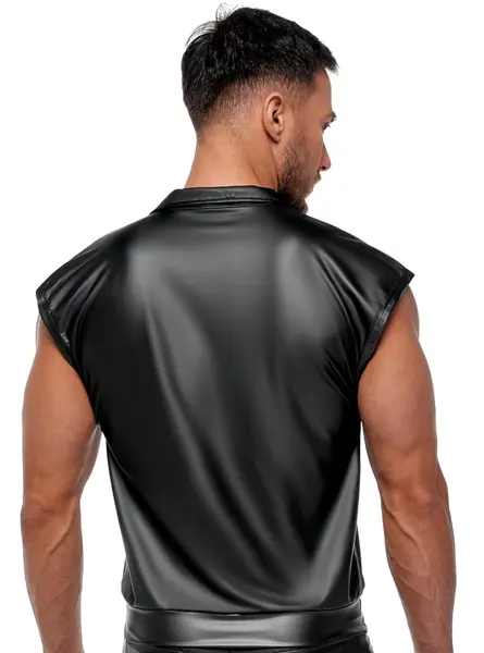 NEK Majica mat crna L - Ležerni biker stil, rastegljiva udobnost