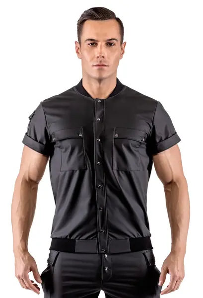 Svenjoyment Bluzon majica 2XL Crna mat finiš sa džepovima