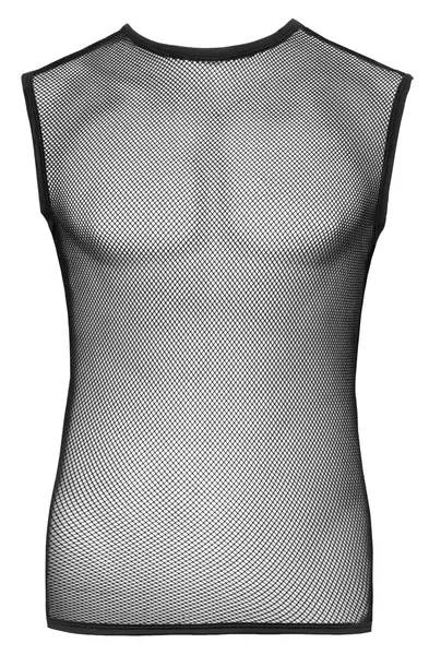 NEK Muška Gruba Mrežasta Košulja Crna XL/2XL - Rastegljivi Poliamid Komfor