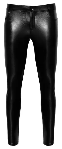 Noir Handmade M. pantalone XL mat efekat zmijske kože, rastezljiv kroj
