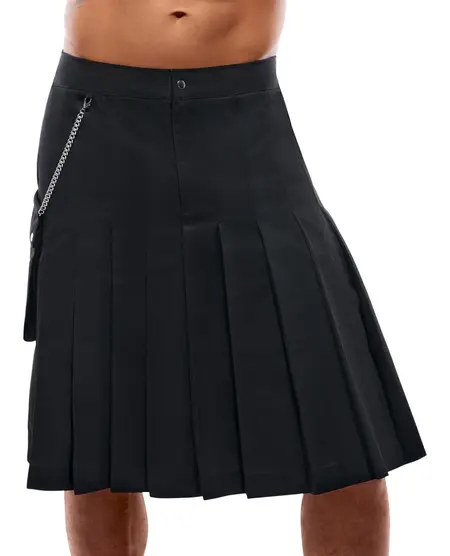 Svenjoyment Muški kilt crni 2XL sa odvojivim džepom