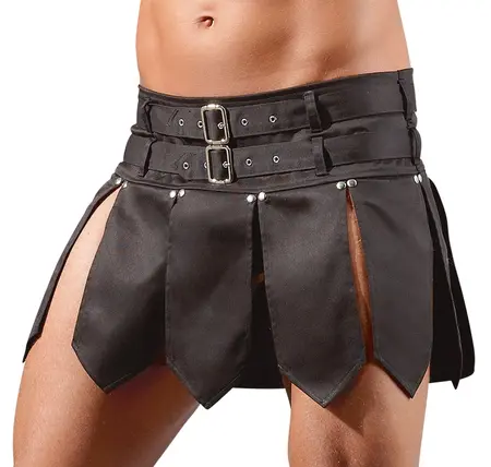 Cottelli Collection Gladiator suknja M crna - podesiv dizajn sa kaišem