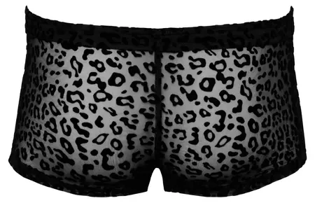 Noir Handmade M.Pants Leopard Mesh Transparent Powernet Size M