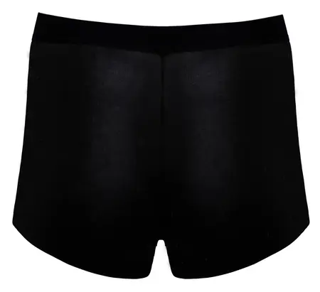 Svenjoyment muške crne pantalone od mikrovlakana sa Dizajnom Kamenčića M