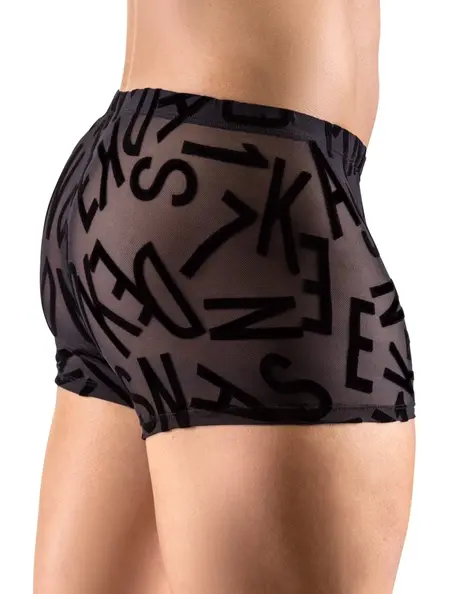 Svenjoyment Alphabet Print Stretch Pants Black Size M