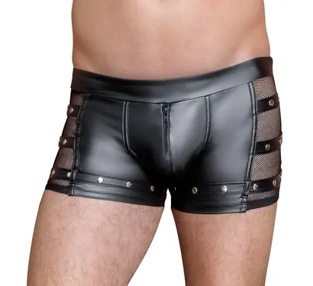 NEK Muške mat crne pantalone sa mrežastim umecima 2XL