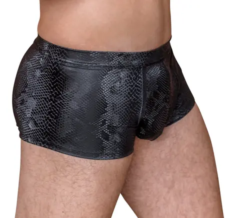 NEK Shiny Snakeskin Pattern Men's Pants, Size M, Stretch Material