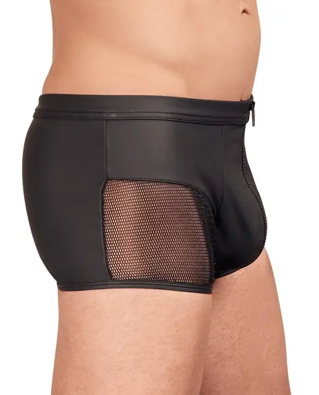 NEK Muške Mat Crne Pantalone sa Prozirnim Mrežastim Umetcima, Veličina S