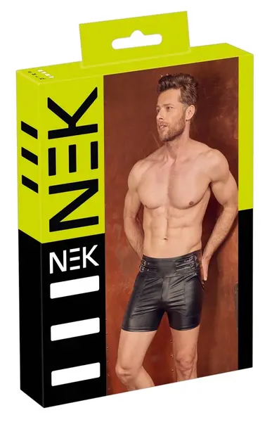 NEK Visoki Struk Mat Crni Šorts XL sa Podesivim Kopčama