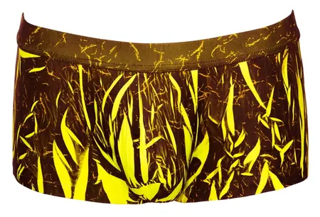 NEK Men's Neon Yellow Pants XL - Stretch Fabric, Fashion Print