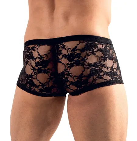 Svenjoyment XL Transparent Lace Look Men's Pants - Soft Stretch Material