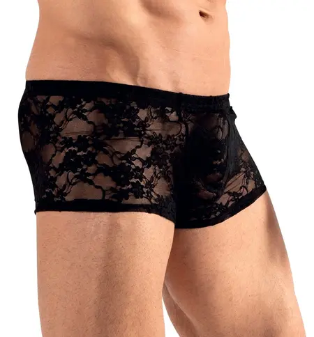 Svenjoyment Lace Look Transparent Intimate Pants for Men Size M