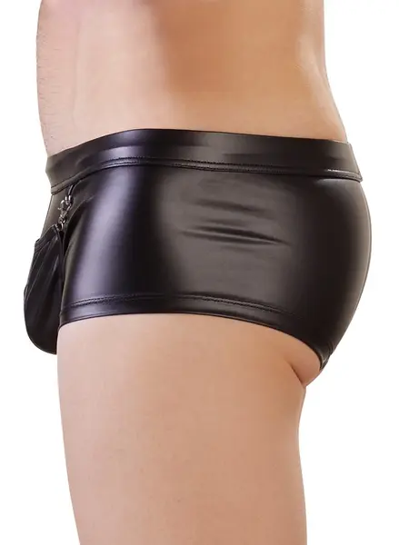 NEK Men's Matte Finish Pants XL with Decorative Pouch Black
