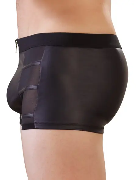 Cottelli Collection Muške mat pantalone sa powernet umecima XL Crna